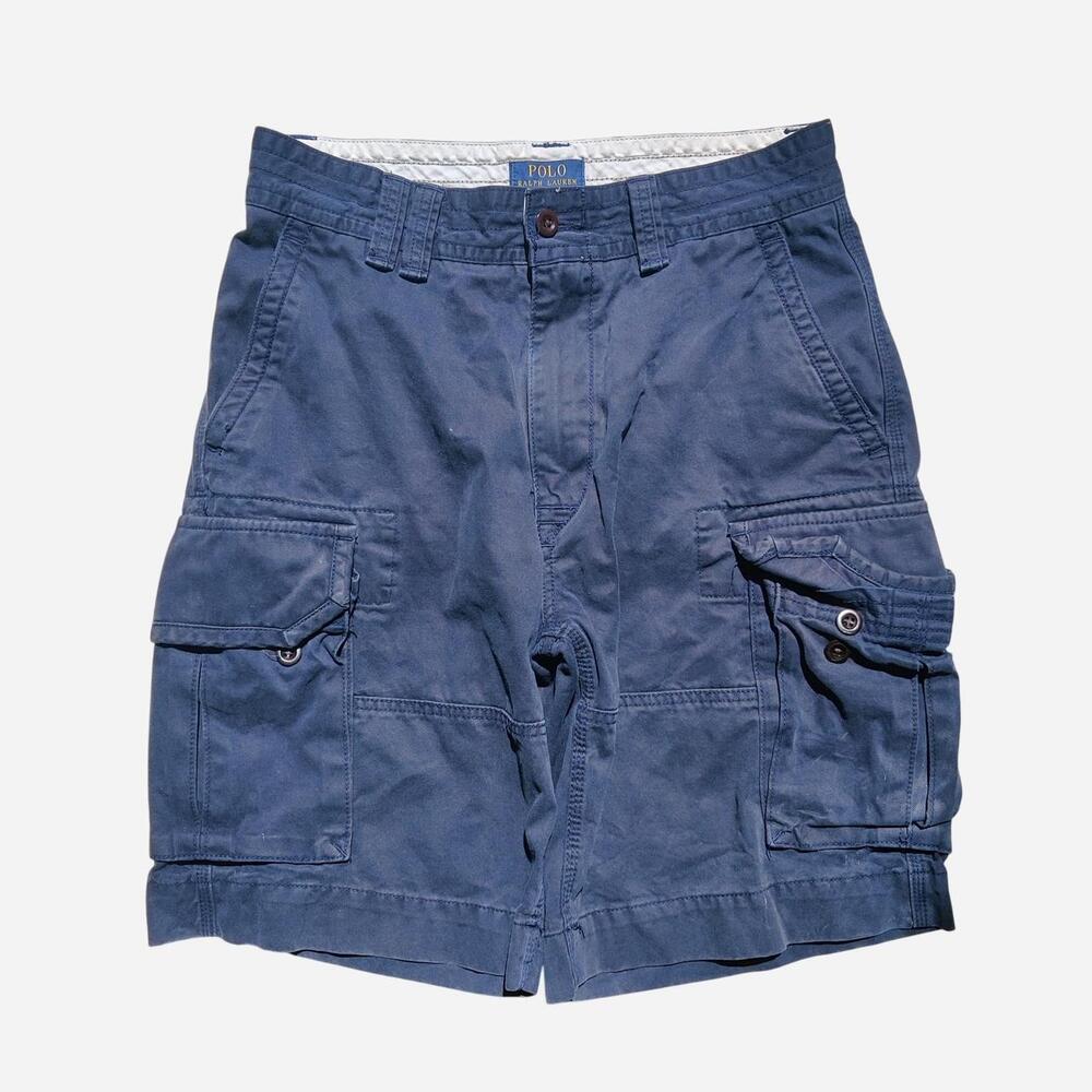 Polo Ralph Lauren loose fit blue cargo shorts